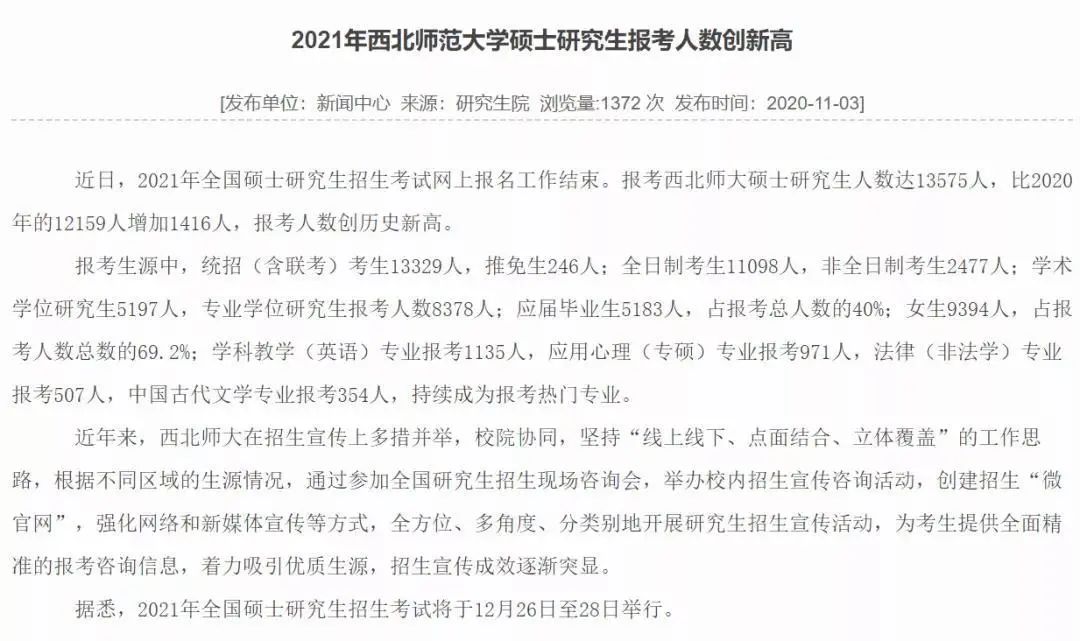 選錯報考點還能修改嗎？7所院校公布21年報考數據，報考人數創新高！