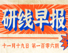 2020年11月19日【研線早報(bào)·第一百零六期】