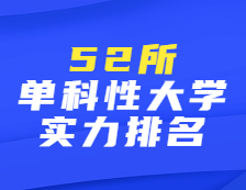 52所！這些單科性大學(xué)實力比肩百強
